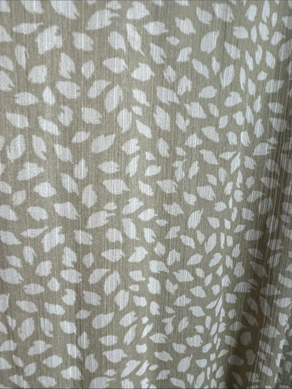 Abercrombie & Fitch | Cream Printed Wrap Blouse Business Casual NWT Size M